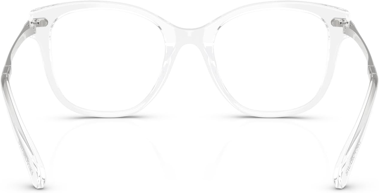 image:imageSwarovski womens Sk2044 Square Prescription Eyewear FramesTransparentDemo Lens
