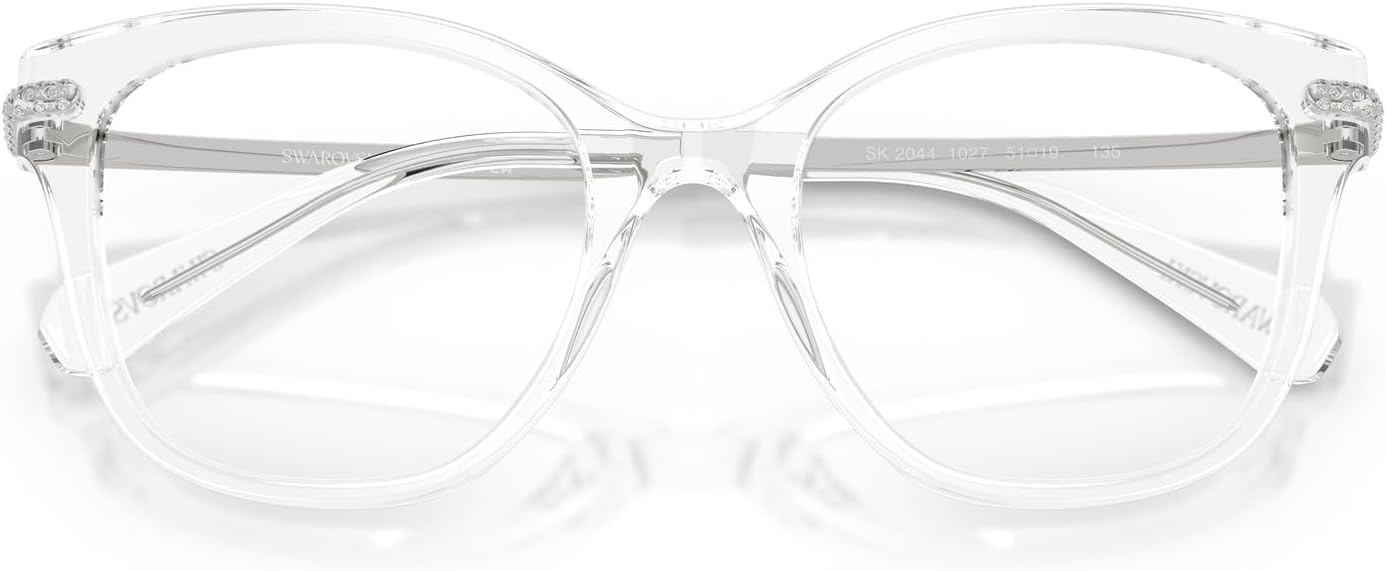 image:imageSwarovski womens Sk2044 Square Prescription Eyewear FramesTransparentDemo Lens
