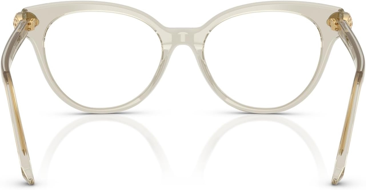 image:imageSwarovski womens Sk2046 Round Prescription Eyewear FramesTransparent BeigeDemo Lens