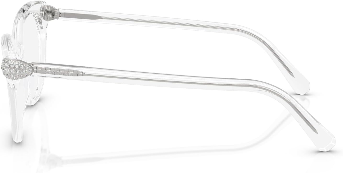 image:imageSwarovski womens Sk2046 Round Prescription Eyewear FramesTransparentDemo Lens