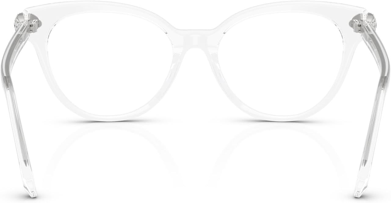 image:imageSwarovski womens Sk2046 Round Prescription Eyewear FramesTransparentDemo Lens