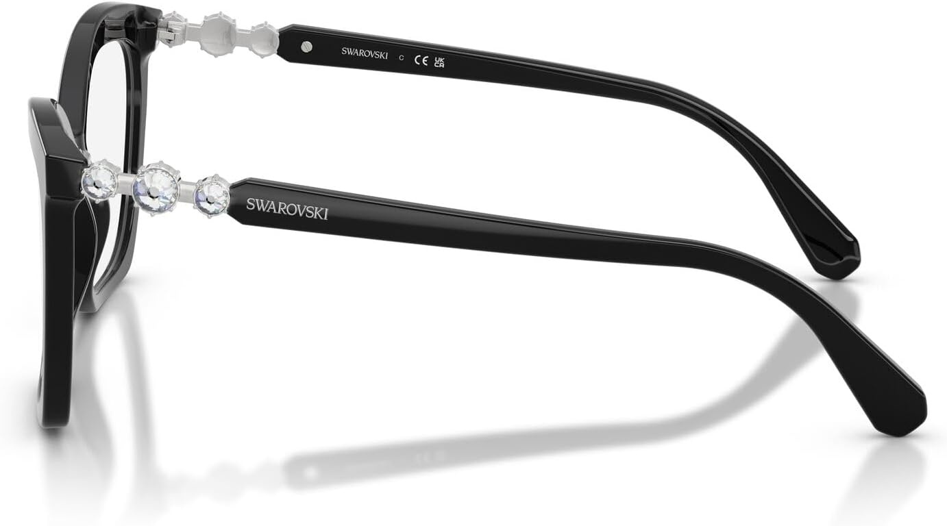 image:imageSwarovski womens Sk2053 Cat Eye Prescription Eyewear FramesBlackDemo Lens