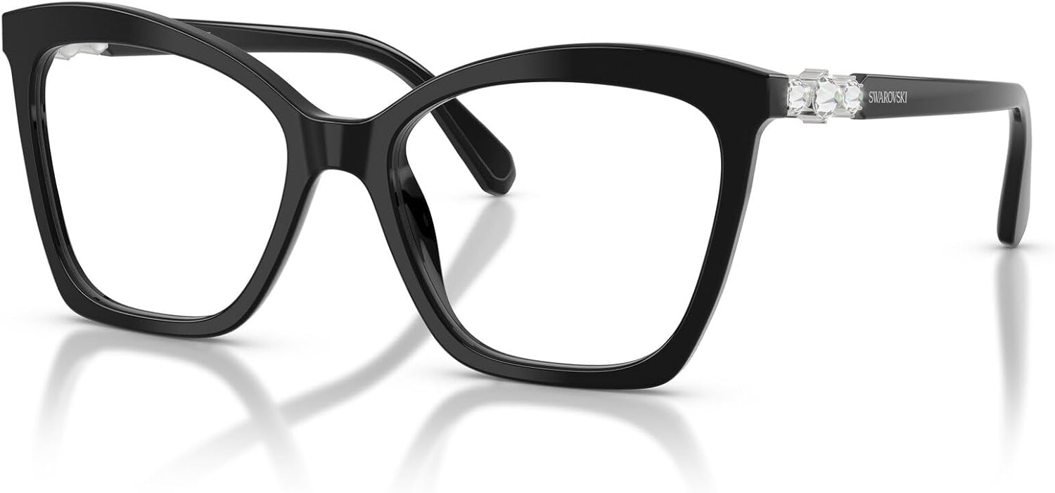 image:imageSwarovski womens Sk2053 Cat Eye Prescription Eyewear FramesBlackDemo Lens
