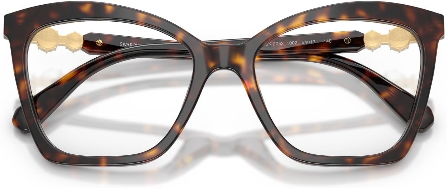 image:imageSwarovski womens Sk2053 Cat Eye Prescription Eyewear FramesHavanaDemo Lens