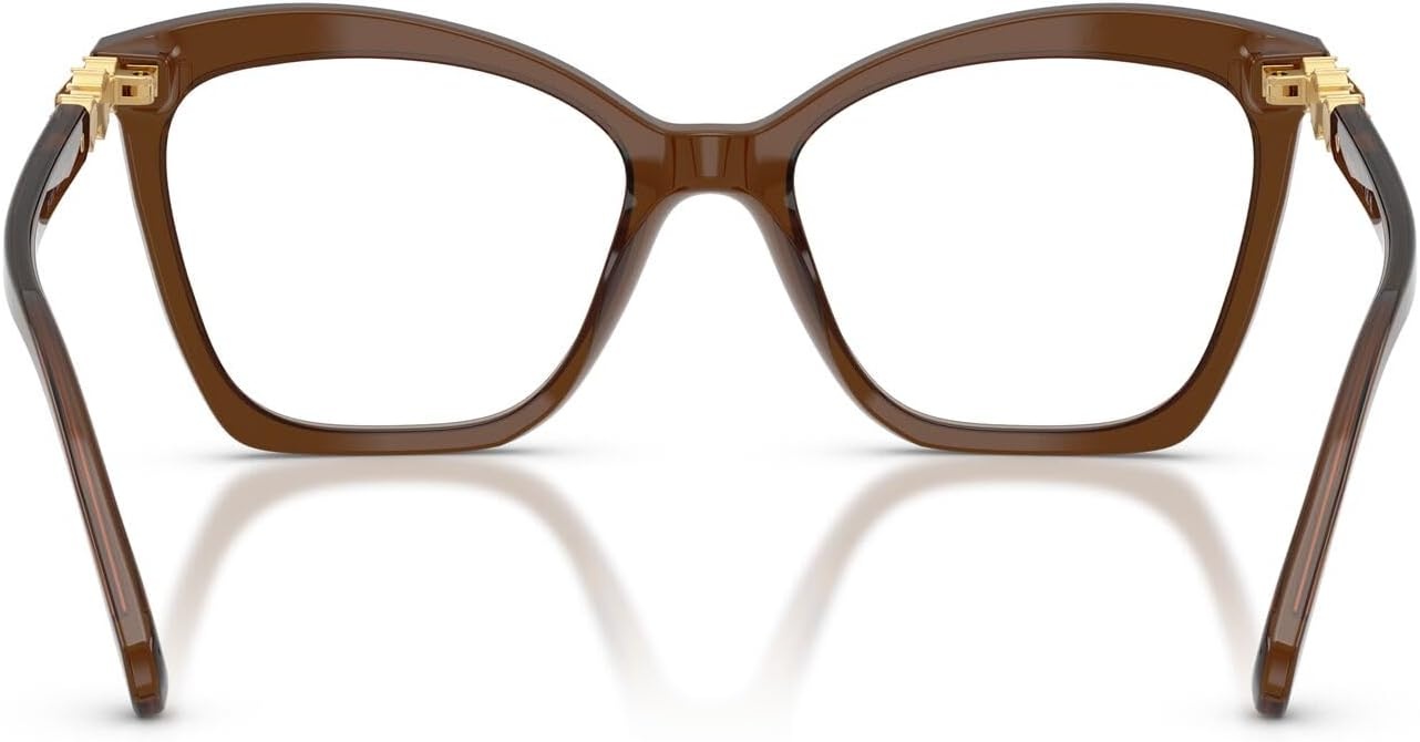 image:imageSwarovski womens Sk2053 Cat Eye Prescription Eyewear FramesTransparent BrownDemo Lens