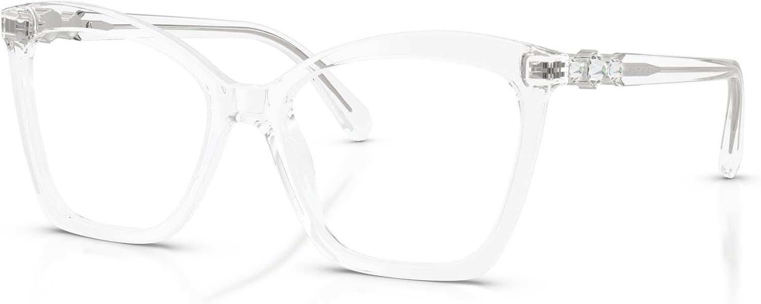 image:imageSwarovski womens Sk2053 Cat Eye Prescription Eyewear FramesTransparentDemo Lens