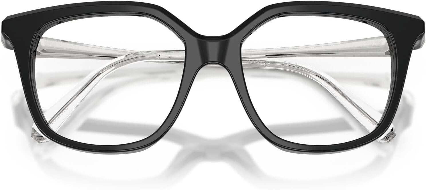 image:imageSwarovski womens Sk2059 Square Prescription Eyewear FramesBlackDemo Lens