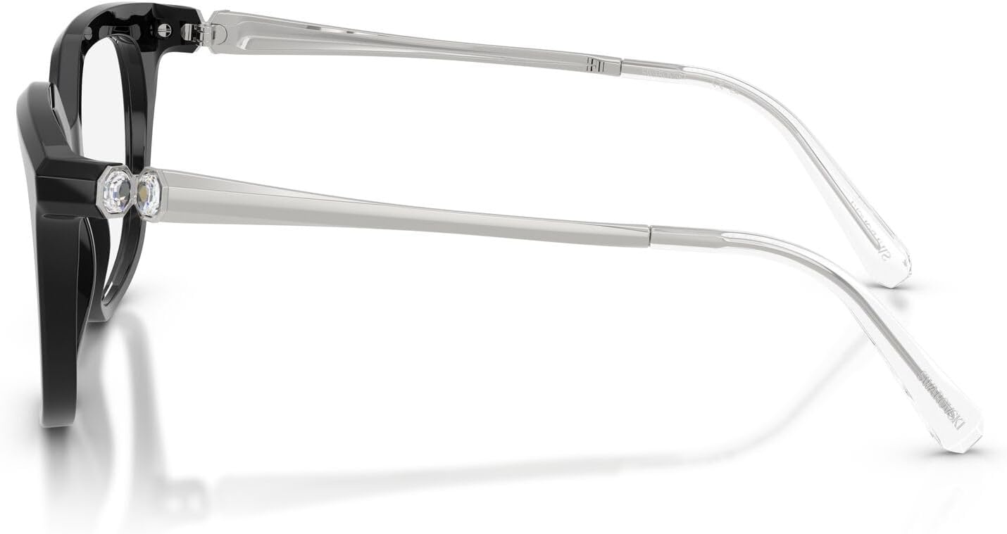 image:imageSwarovski womens Sk2059 Square Prescription Eyewear FramesBlackDemo Lens