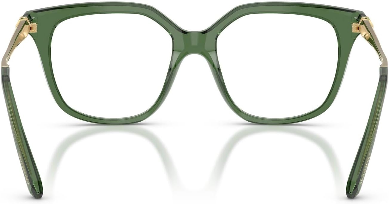 image:imageSwarovski womens Sk2059 Square Prescription Eyewear FramesTransparent GreenDemo Lens
