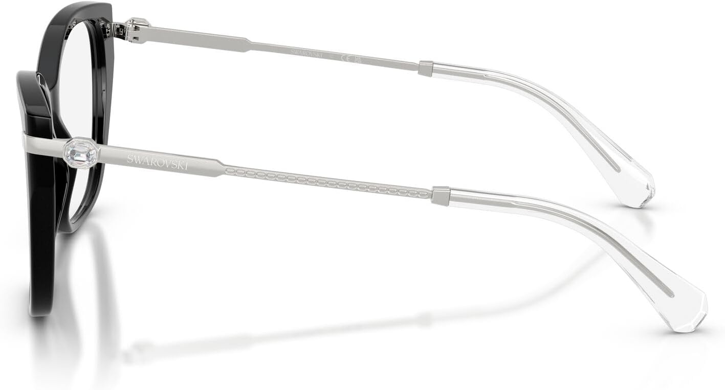 image:imageSwarovski womens Sk2060 Cat Eye Prescription Eyewear FramesBlackDemo Lens
