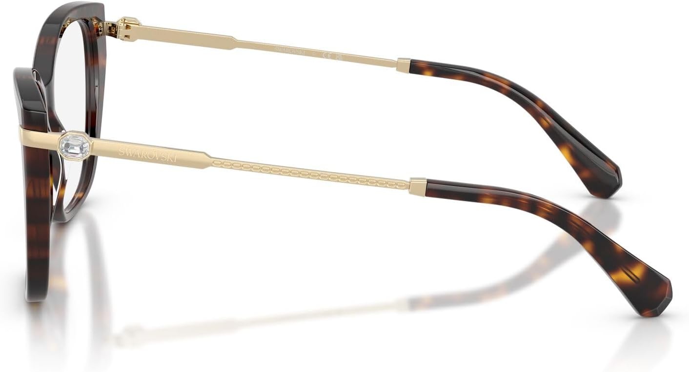 image:imageSwarovski womens Sk2060 Cat Eye Prescription Eyewear FramesHavanaDemo Lens