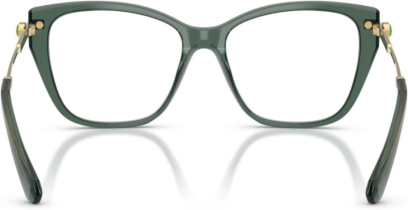 image:imageSwarovski womens Sk2060 Cat Eye Prescription Eyewear FramesTransparent Light GreenDemo Lens