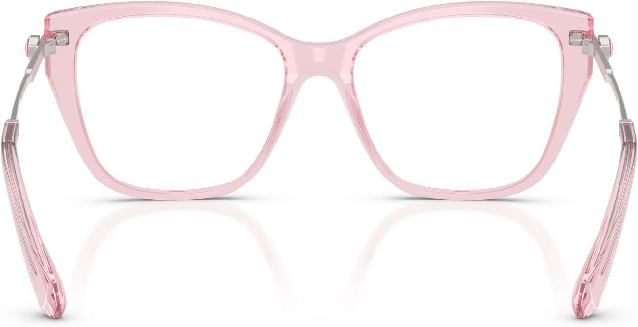 image:imageSwarovski womens Sk2060 Cat Eye Prescription Eyewear FramesTransparent PinkDemo Lens