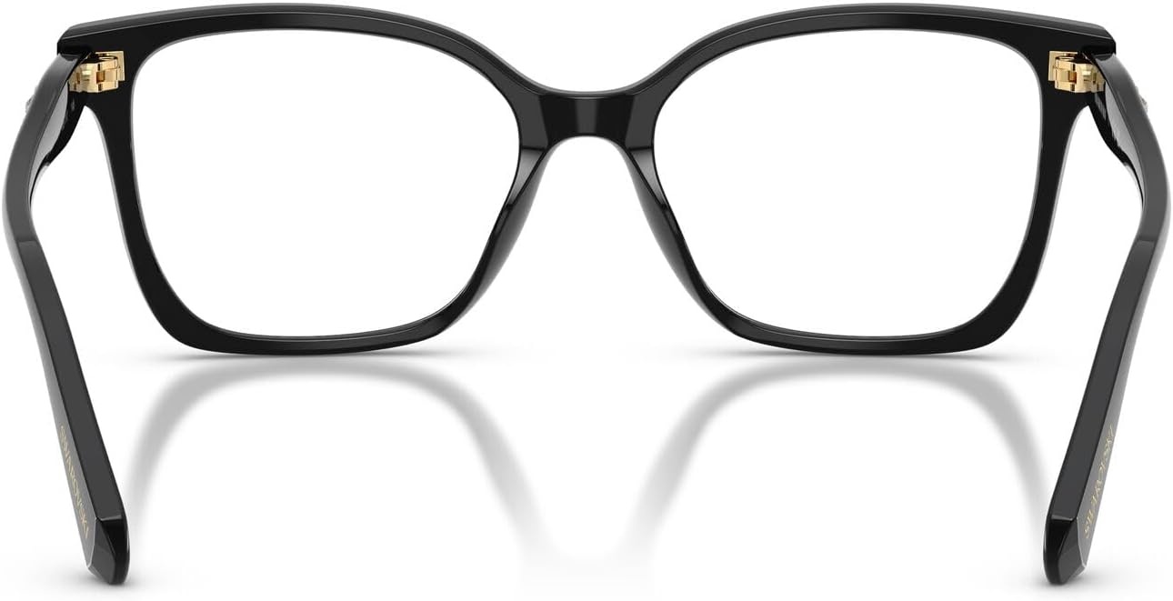image:imageSwarovski womens Sk2061 Square Prescription Eyewear FramesBlackDemo Lens