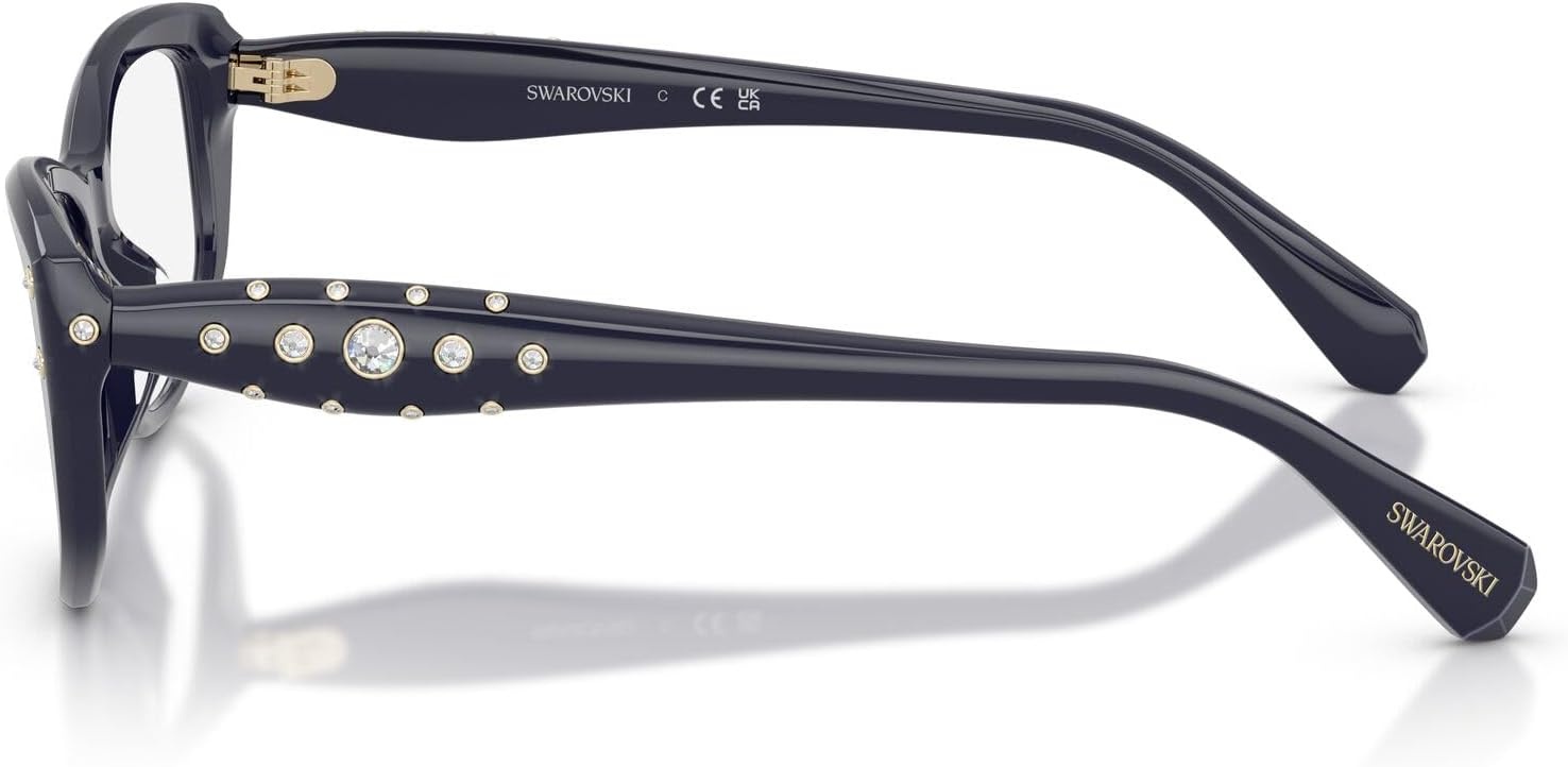 image:imageSwarovski womens Sk2062u Universal Fit Square Prescription Eyewear FramesBlueDemo Lens