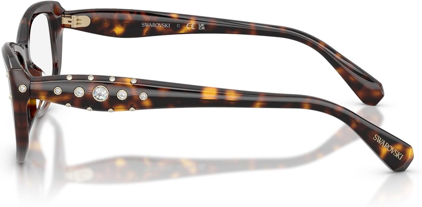 image:imageSwarovski womens Sk2062u Universal Fit Square Prescription Eyewear FramesHavanaDemo Lens