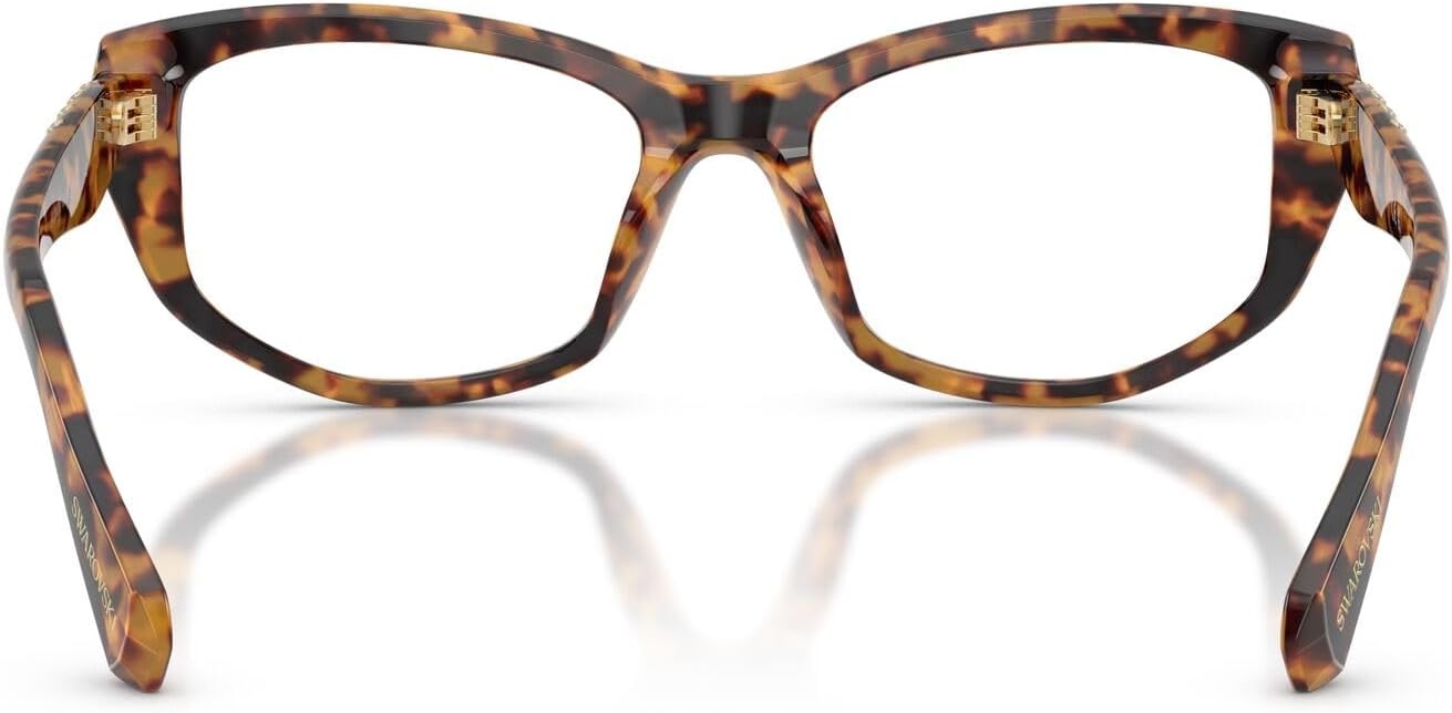 image:imageSwarovski womens Sk2062u Universal Fit Square Prescription Eyewear FramesLight HavanaDemo Lens