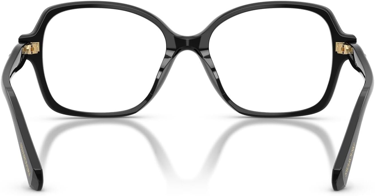 image:imageSwarovski womens Sk2063 Square Prescription Eyewear FramesBlackDemo Lens