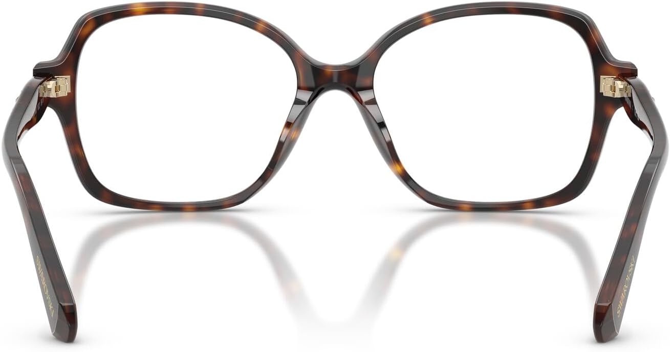 image:imageSwarovski womens Sk2063 Square Prescription Eyewear FramesHavanaDemo Lens