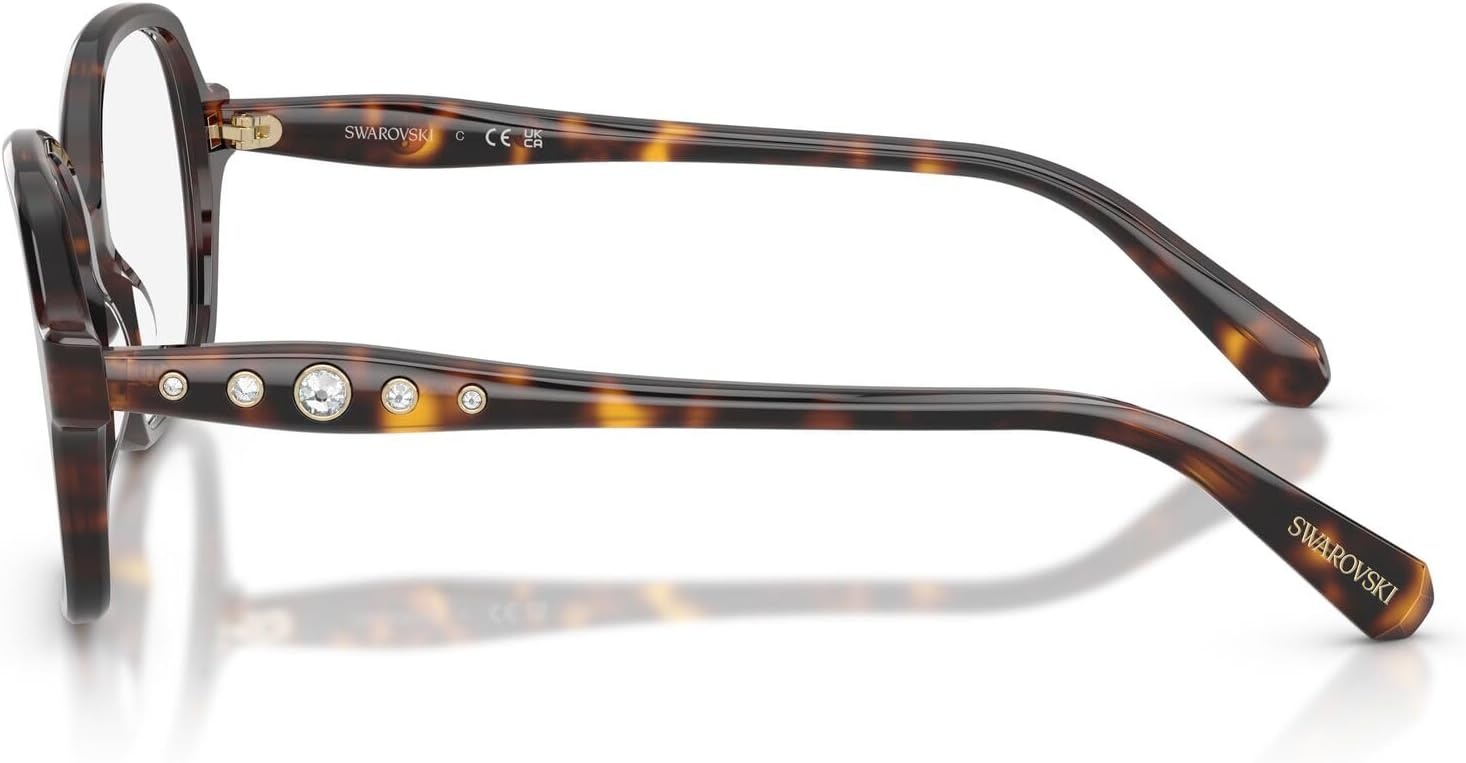 image:imageSwarovski womens Sk2063 Square Prescription Eyewear FramesHavanaDemo Lens