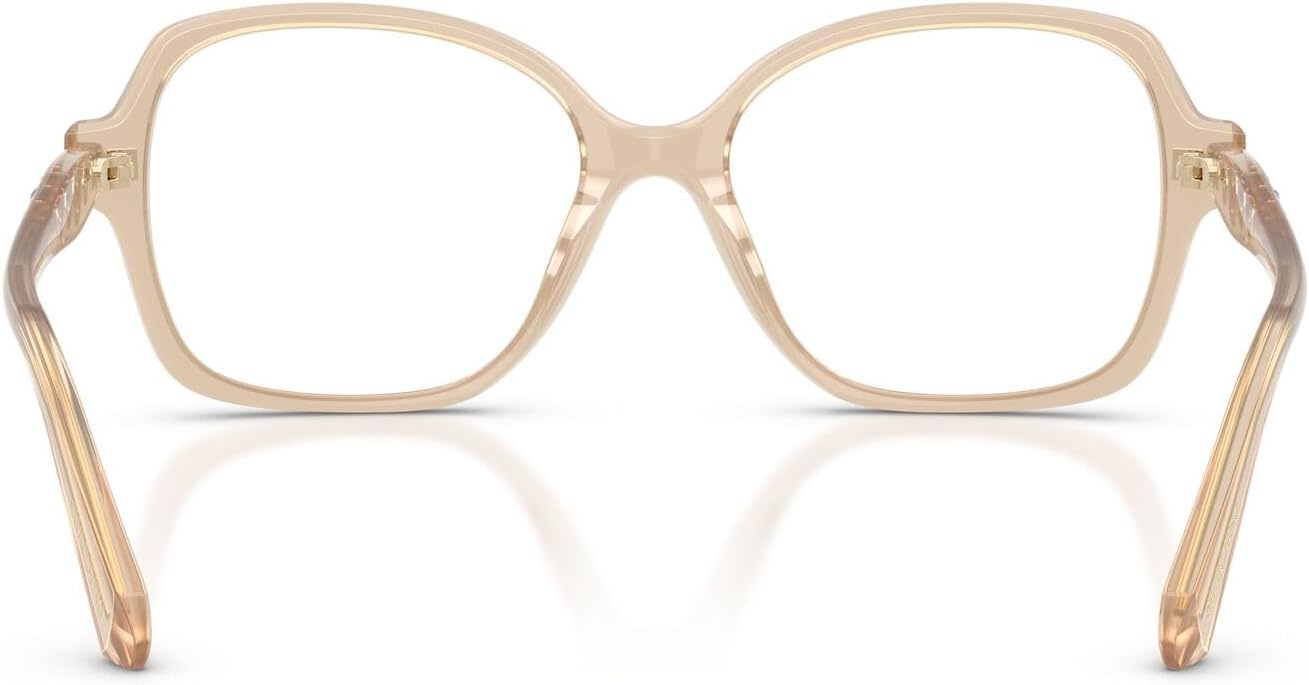 image:imageSwarovski womens Sk2063 Square Prescription Eyewear FramesMilky BeigeDemo Lens