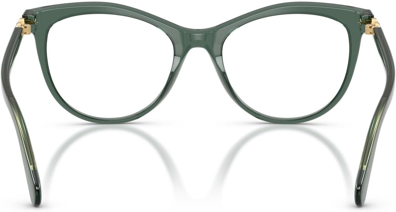 image:imageSwarovski womens Sk2064 Round Prescription Eyewear FramesTransparent GreenDemo Lens