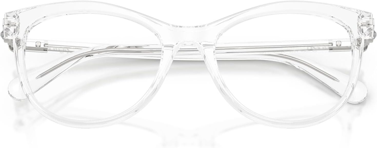 image:imageSwarovski womens Sk2064 Round Prescription Eyewear FramesTransparentDemo Lens