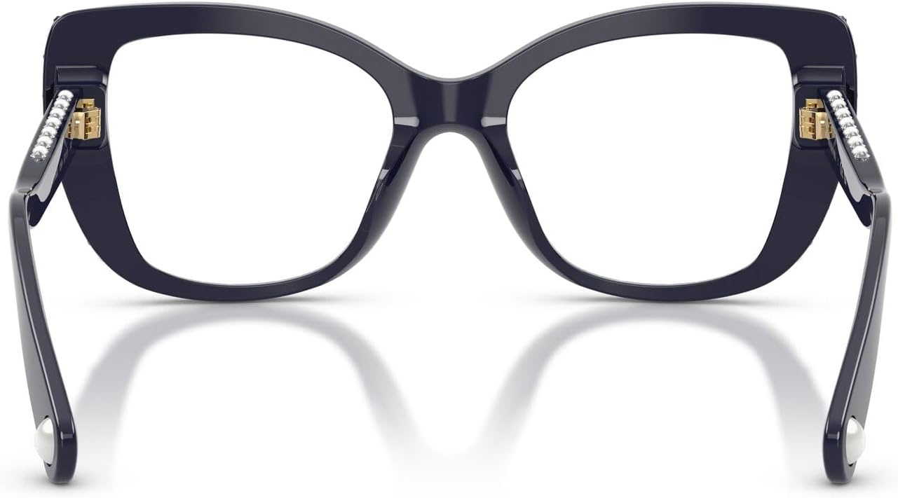 image:imageSwarovski womens Sk2066u Universal Fit Butterfly Prescription Eyewear FramesBlueDemo Lens