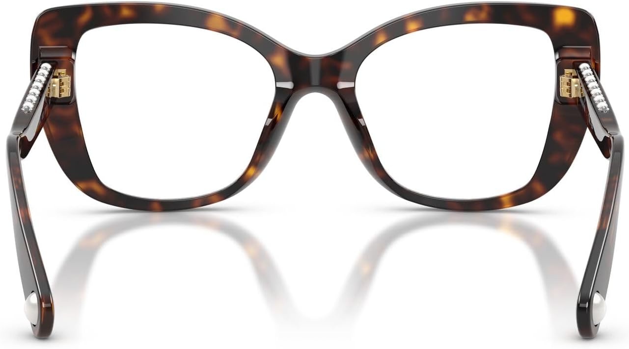 image:imageSwarovski womens Sk2066u Universal Fit Butterfly Prescription Eyewear FramesHavanaCrystalDemo Lens