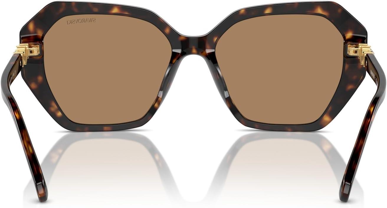 image:imageSwarovski womens Sk6017 Butterfly SunglassesDark HavanaPhotochromic Beige to Brown