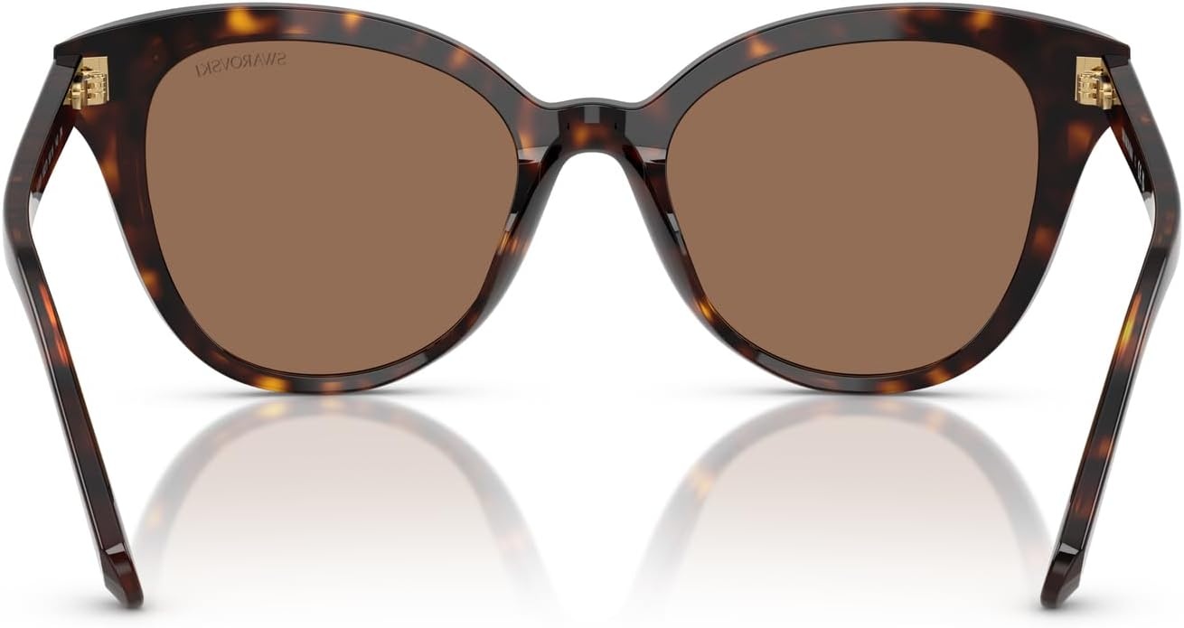 image:imageSwarovski womens Sk6031 Butterfly SunglassesDark HavanaDark Brown