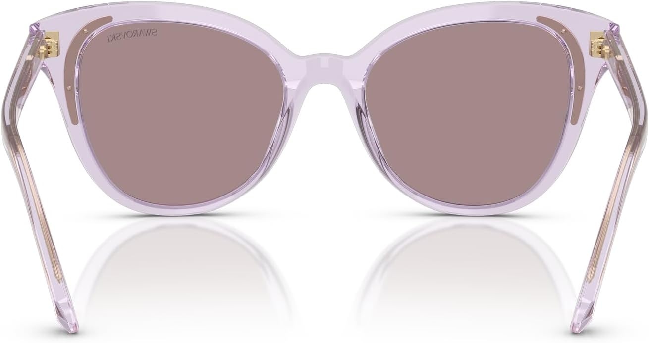 image:imageSwarovski womens Sk6031 Butterfly SunglassesTransparent LilacViolet