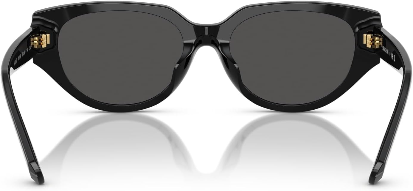 image:imageSwarovski womens Sk6035d Butterfly SunglassesBlackDark Grey