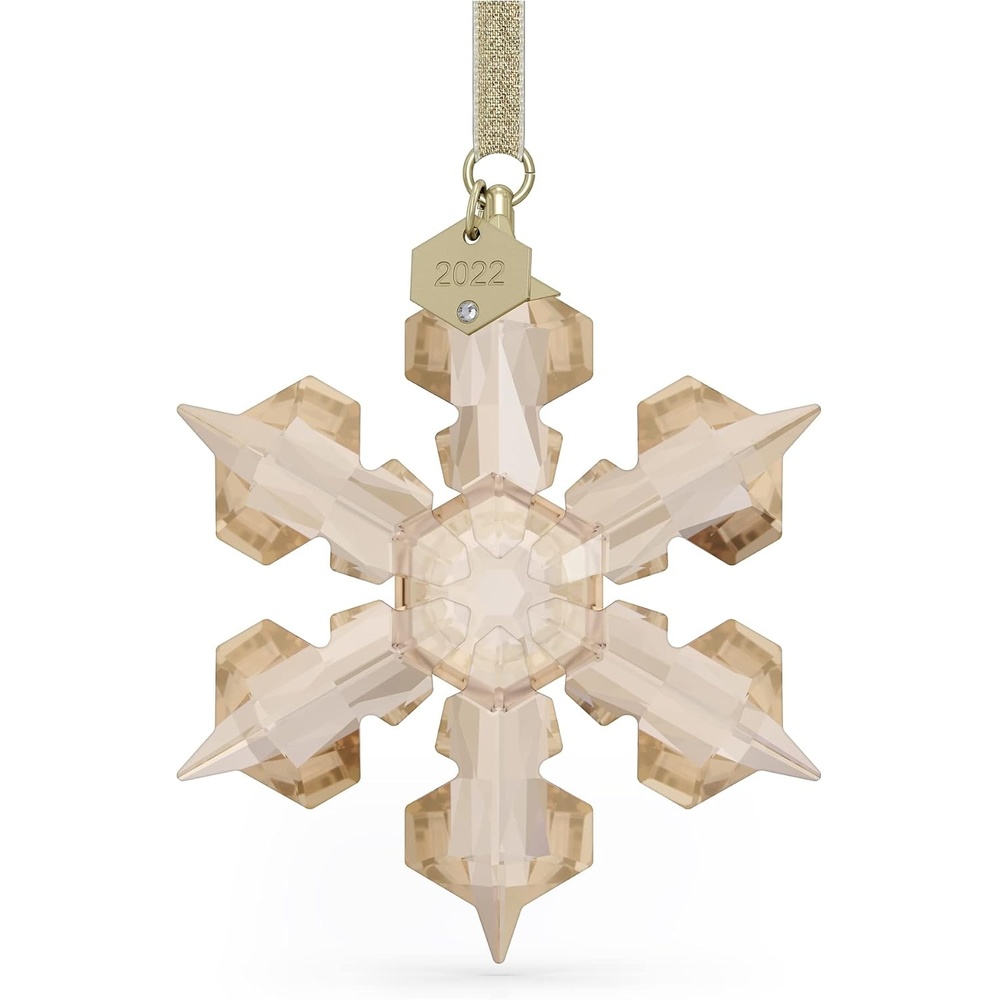 image:imageSWAROVSKI Christmas Ornament 2021 Annual Edition Little Star Small Clear Crystal2022 Annual Editions  Champagne