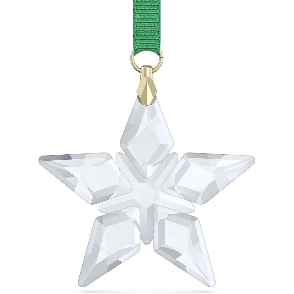 image:imageSwarovski Annual Edition 2023 Ornament Clear Crystal Star with 97 Facets GoldTone Finished Tag Part of the Swarovski Annual Edition Collection2023 Annual Edition  Little Star Ornament