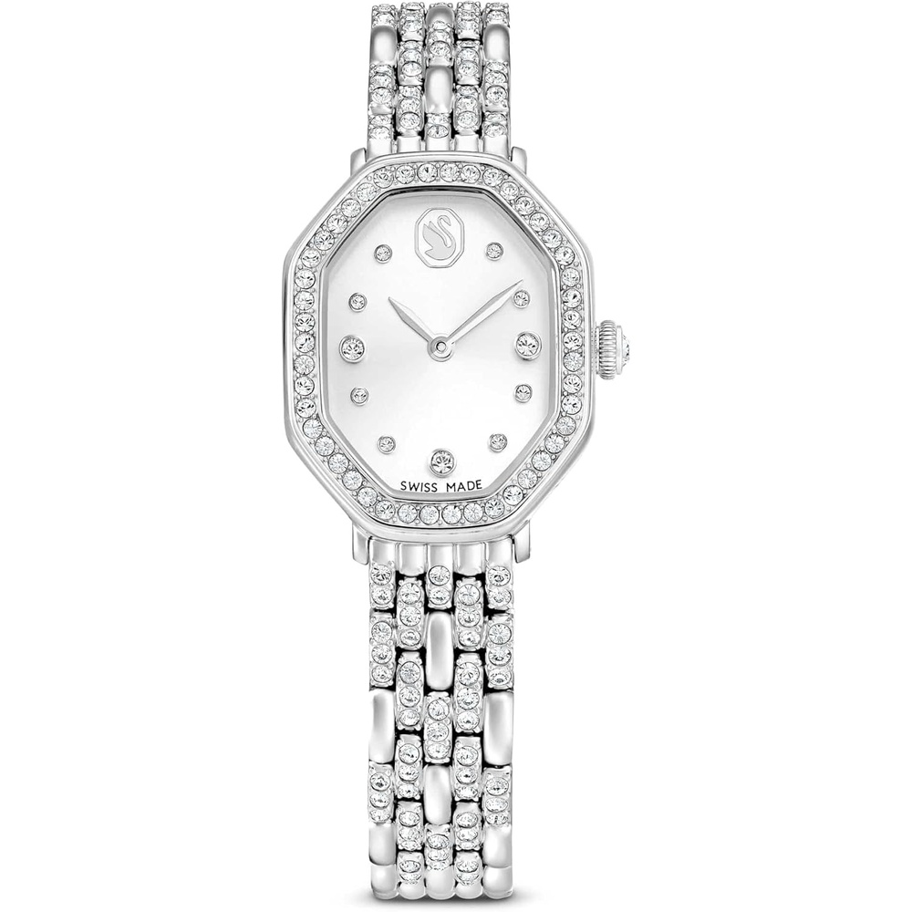 image:imageSwarovski Dextera Octagon Watch Swiss Made Metal Bracelet Silver Tone Stainless Steel
