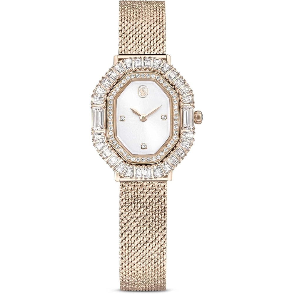 image:imageSwarovski Matrix Octagon Watch Swiss Made Clear Crystals GoldTone Stainless Steel FinishesClear Crystal GoldTone Finish