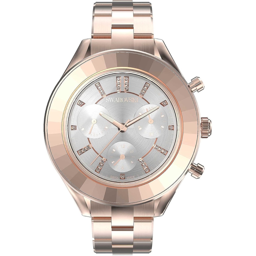 image:imageSwarovski Octea Lux Crystal Watch CollectionOctea Lux Sport  Rose Gold Finish