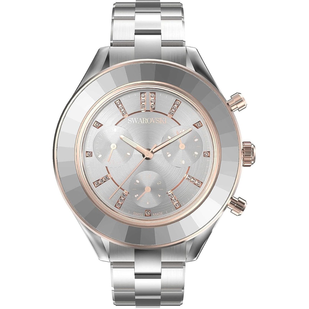 image:imageSwarovski Octea Lux Crystal Watch CollectionOctea Lux Sport  Stainless Steel Finish