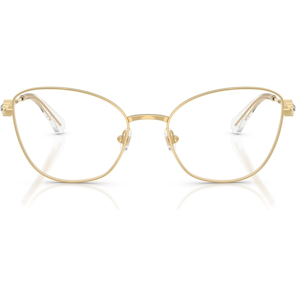 image:imageSwarovski Womens Sk1034 Cat Eye Prescription Eyewear FramesGoldDemo Lens