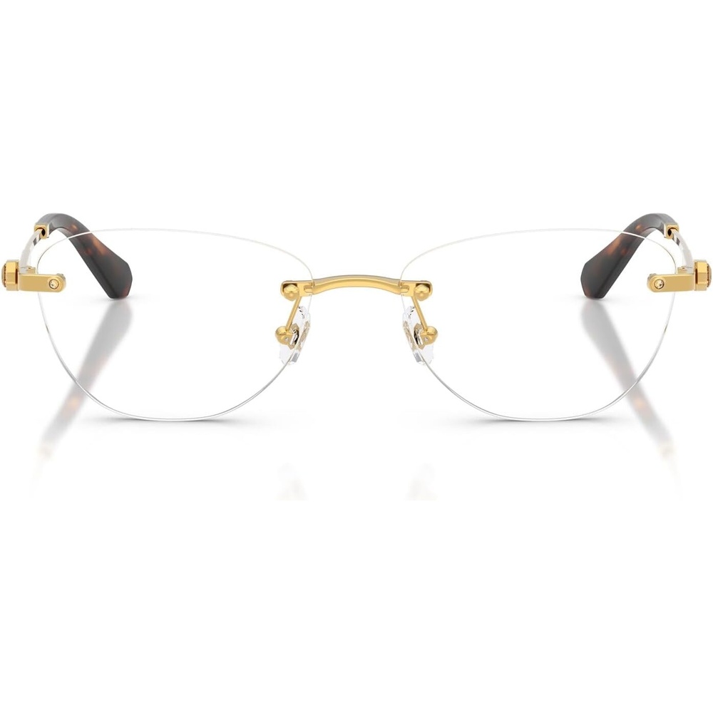 image:imageSwarovski Womens Sk1035d Oval Prescription Eyewear FramesDark GoldDemo Lens