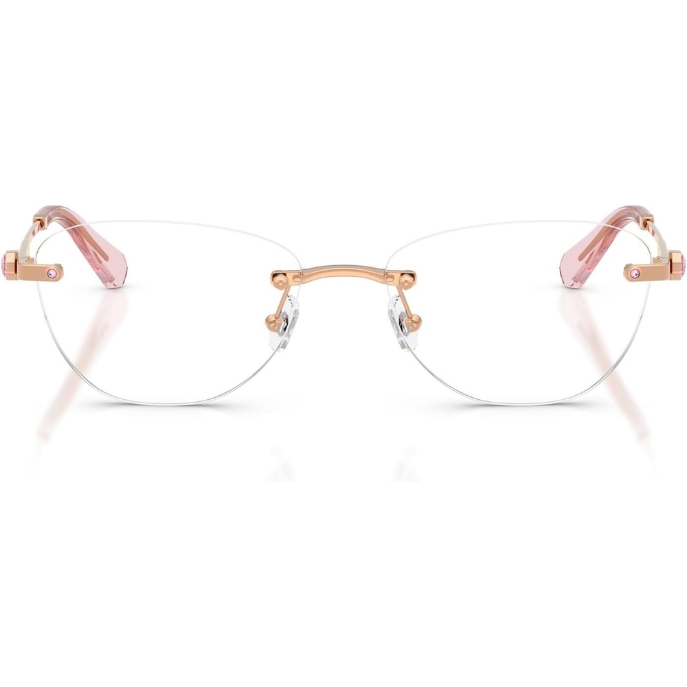 image:imageSwarovski Womens Sk1035d Oval Prescription Eyewear FramesRose GoldDemo Lens