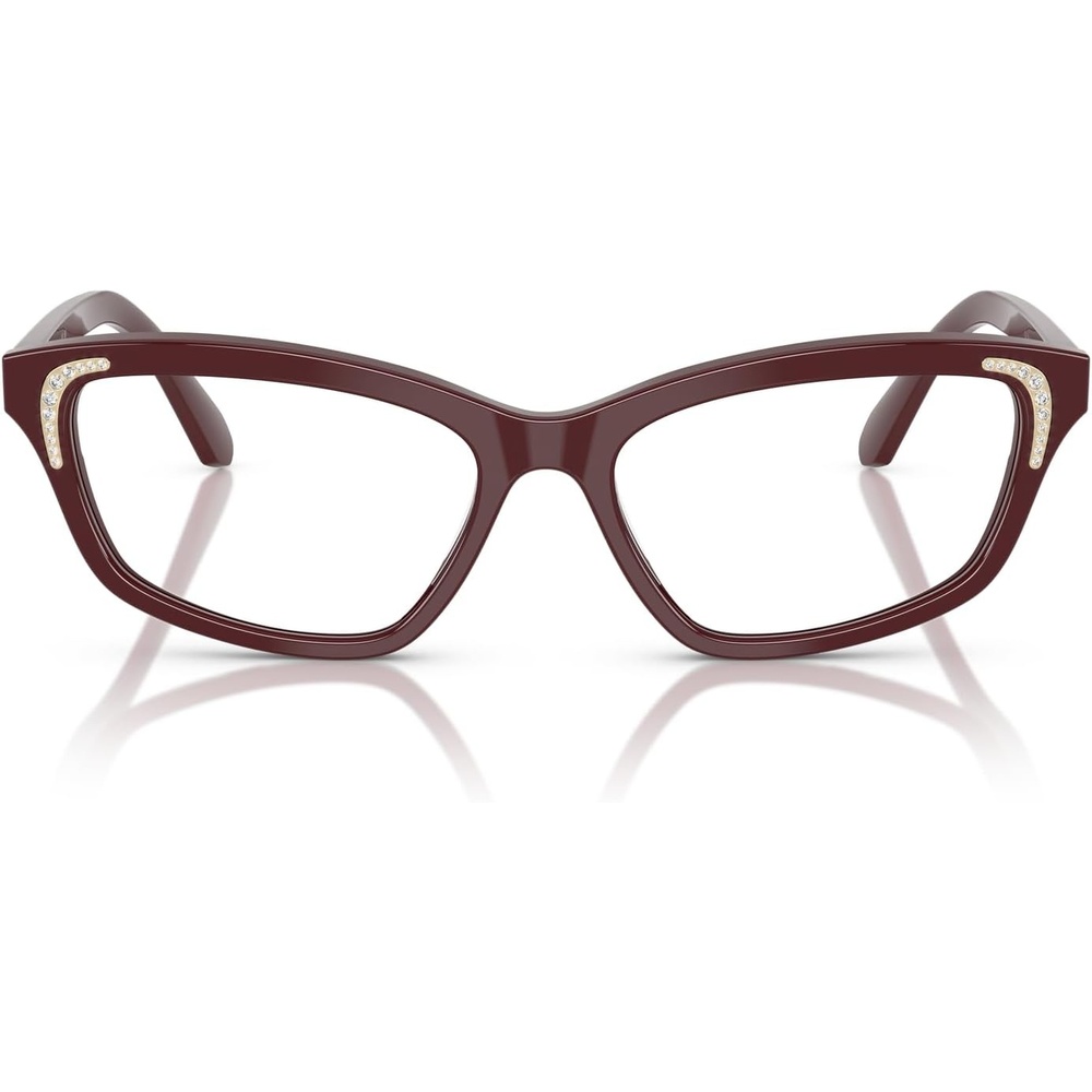 image:imageSwarovski Womens Sk2034 Square Prescription Eyewear FramesBlueDemo Lens