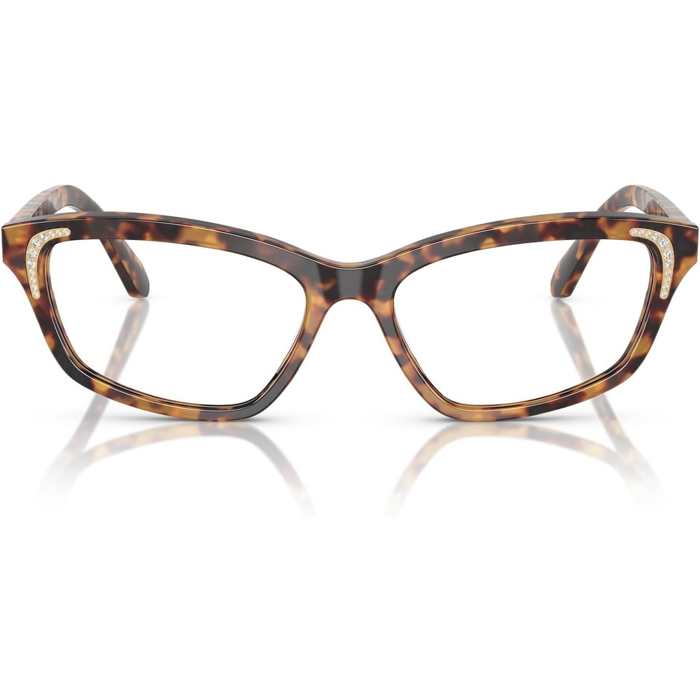 image:imageSwarovski Womens Sk2034 Square Prescription Eyewear FramesBurgundyDemo Lens