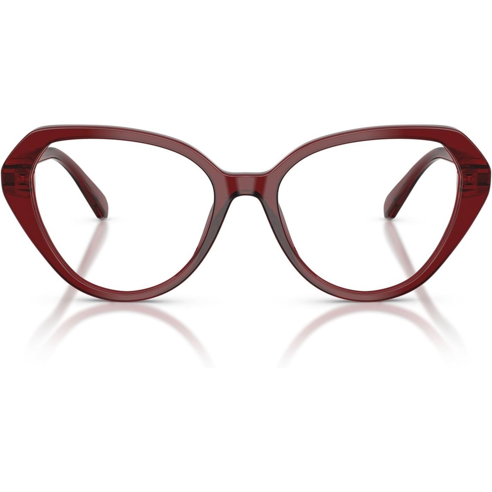 image:imageSwarovski Womens Sk2054 Cat Eye Prescription Eyewear FramesTransparent BurgundyDemo Lens