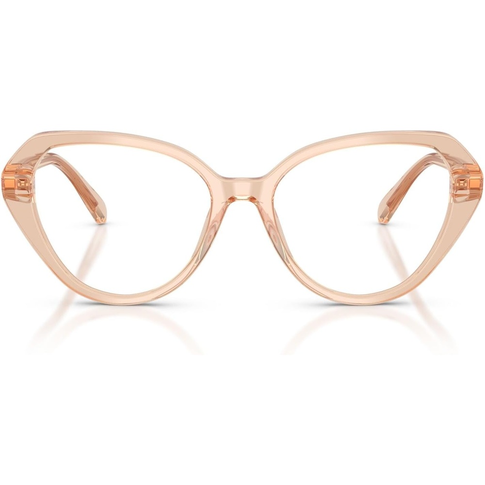 image:imageSwarovski Womens Sk2054f Low Bridge Fit Cat Eye Prescription Eyewear FramesTransparent BeigeDemo Lens
