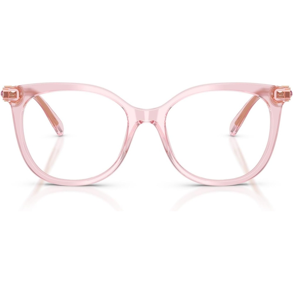 image:imageSwarovski Womens Sk2055 Round Prescription Eyewear FramesTransparent PinkDemo Lens