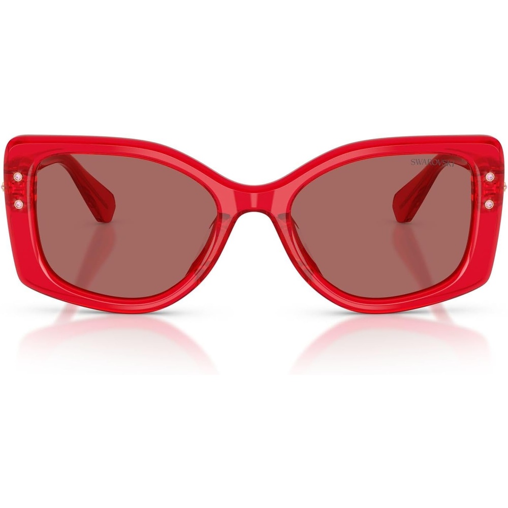 image:imageSwarovski Womens Sk6058u Universal FitTransparent RedDark Violet