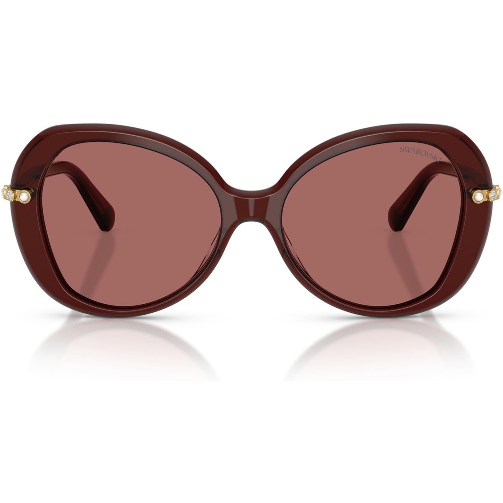image:imageSwarovski Womens Sk6059Transparent BurgundyDark Violet