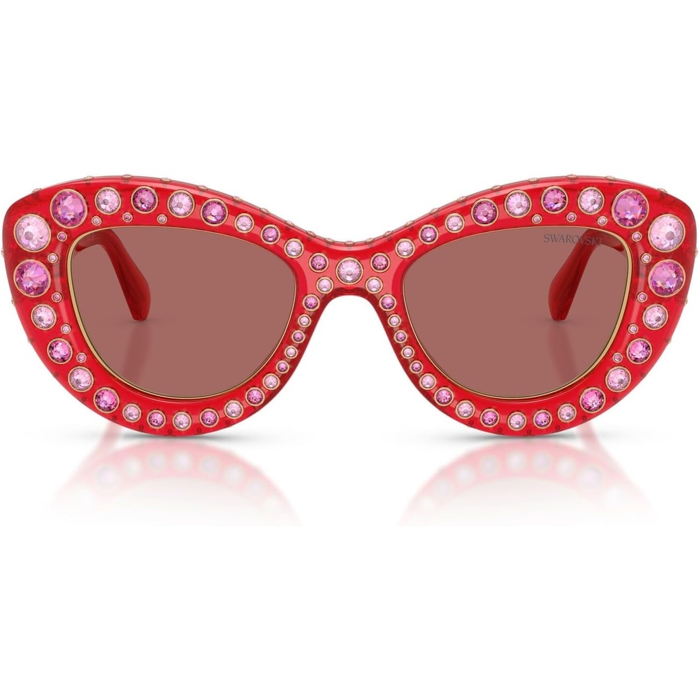 image:imageSwarovski Womens Sk6060Transparent RedDark Violet